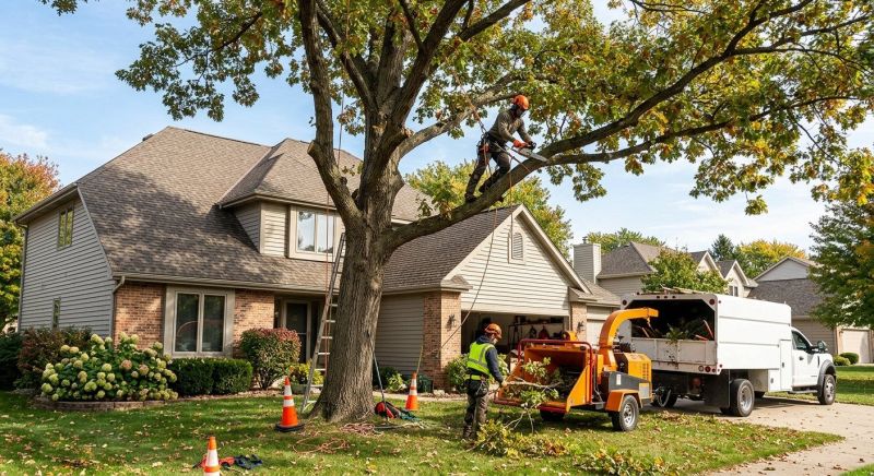 Elm Tree Pruning